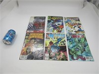 6 comics Marvel: Ghost Rider, N th MAN,