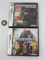 2 jeux de Nintendo DS, Transformers