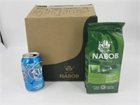 Caisse de 6 sacs de café moulu biologique NABOB