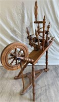 Antique spinning wheel very elaborate nice