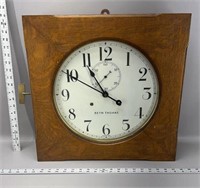 Large antique Seth Thomas 30 day wall clock with
