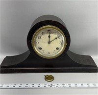 Antique Waterbury mantel clock with pendulum