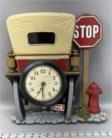 Vintage Burwood products company 1908 car clock