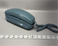Vintage blue wall phone