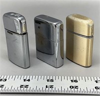 (3) vintage Robinson zippo lighters