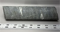 Gold core sample with visible gold veins