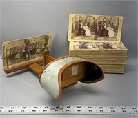 H.C. White co. Stereoscope optical viewer w/ cards
