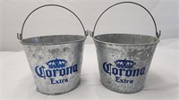 2- Corona Metal Buckets