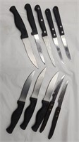 Kitchen Knives Including Faberware & Royalton