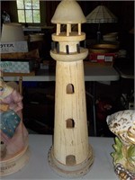 Wood light house