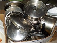 Lg. lot pots and pans