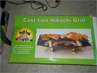 Cast Iron Hibatchi grill
