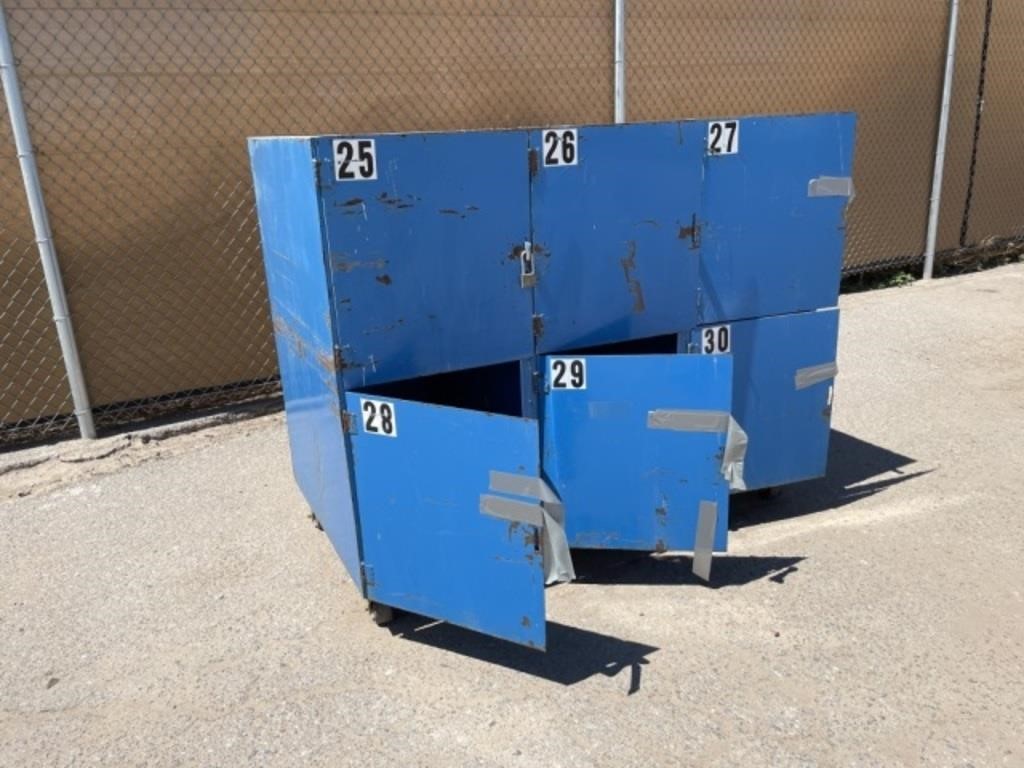 Rolling Steel Blue Locker