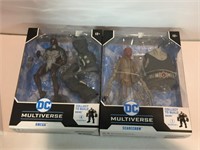 TWO DC MULTIVERSE COLLECTO TO BUILD, OMEGA & SCARE