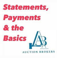 Auction End - Statements & Pickup AUCTION BROKERS
