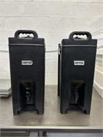 (2) Cambro Insulated Hot or Cold Beverage Dispens