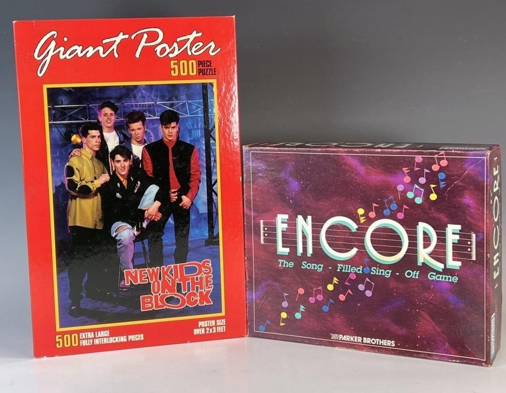 NEW KIDS ON THE BLOCK 500 PIECE PUZZLE & ENCORE GA