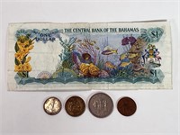 CURRENCY FROM TRINIDAD BAHAMAS PHILIPPINES 1918