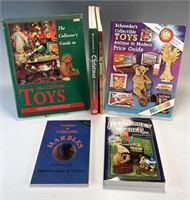 6 BOOKS ON CHRISTMAS, TOY, AND MARBLE COLLECTIBLES