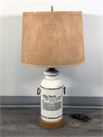 GETTYSBURG GAZETTE LINCOLN SPEECH TABLE LAMP