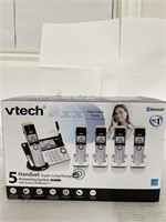 VTECH 5 HANDSET SUPER LONG RANGE ANSWERING SYSTEM