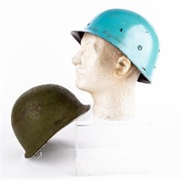 Front Seam WWII M1 Helmet