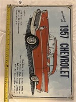 1957 Chevrolet Sign