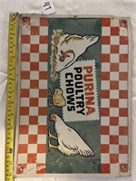 Purina Poultry Chows Sign