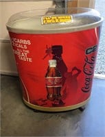 Coca-cola Cooler on wheels