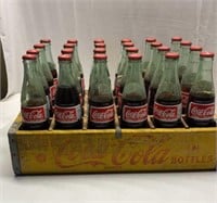 Coca-Cola crate with bottles