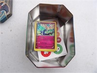 Lot of 40+ Pokemon Cards in Tin