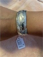 MKM sterling bangle Navajo bracelet