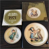 Large & Small M.J. Hummel Plates & Boxes