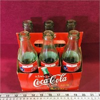 6-Pack Of 1999 Coca-Cola NHL Promotional Bottles