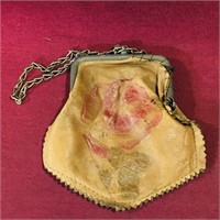 Small Leather Purse Coin Pouch (Antique)