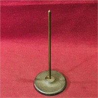 Brass Paper Spike (Antique) (6" Tall)