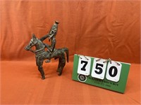 Vintage African Bronze Horse & Rider