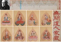 CHINESE BUDDHIST STATUE PAINTING