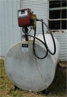 Gasboy farm pump on 500 gallon diesel tank, tank