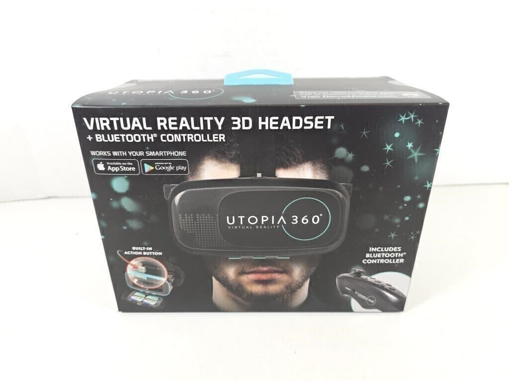 NEW Utopia 360 Virtual Reality 3D Headset
