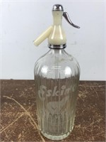 Eskimo Soda Water Seltzer Bottle