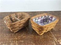 Pair of Longaberger Small Baskets