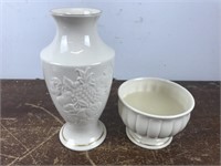 Lenox Vase & Bowl w/ candle