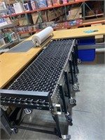 Rolling, expandable conveyor