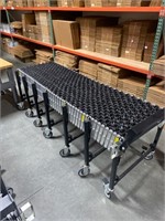 Rolling, expandable conveyor