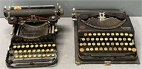 2 Typewriters; Corona, Remington