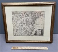 Antique Map of British American Plantations