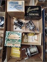 Vintage reels (3) w/ boxes