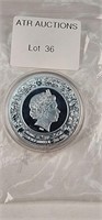 1oz Silver Her Majesty Queen Elizabeth Silver Coin