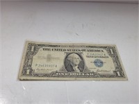 Vintage 1957 Blue Seal Dollar Bill